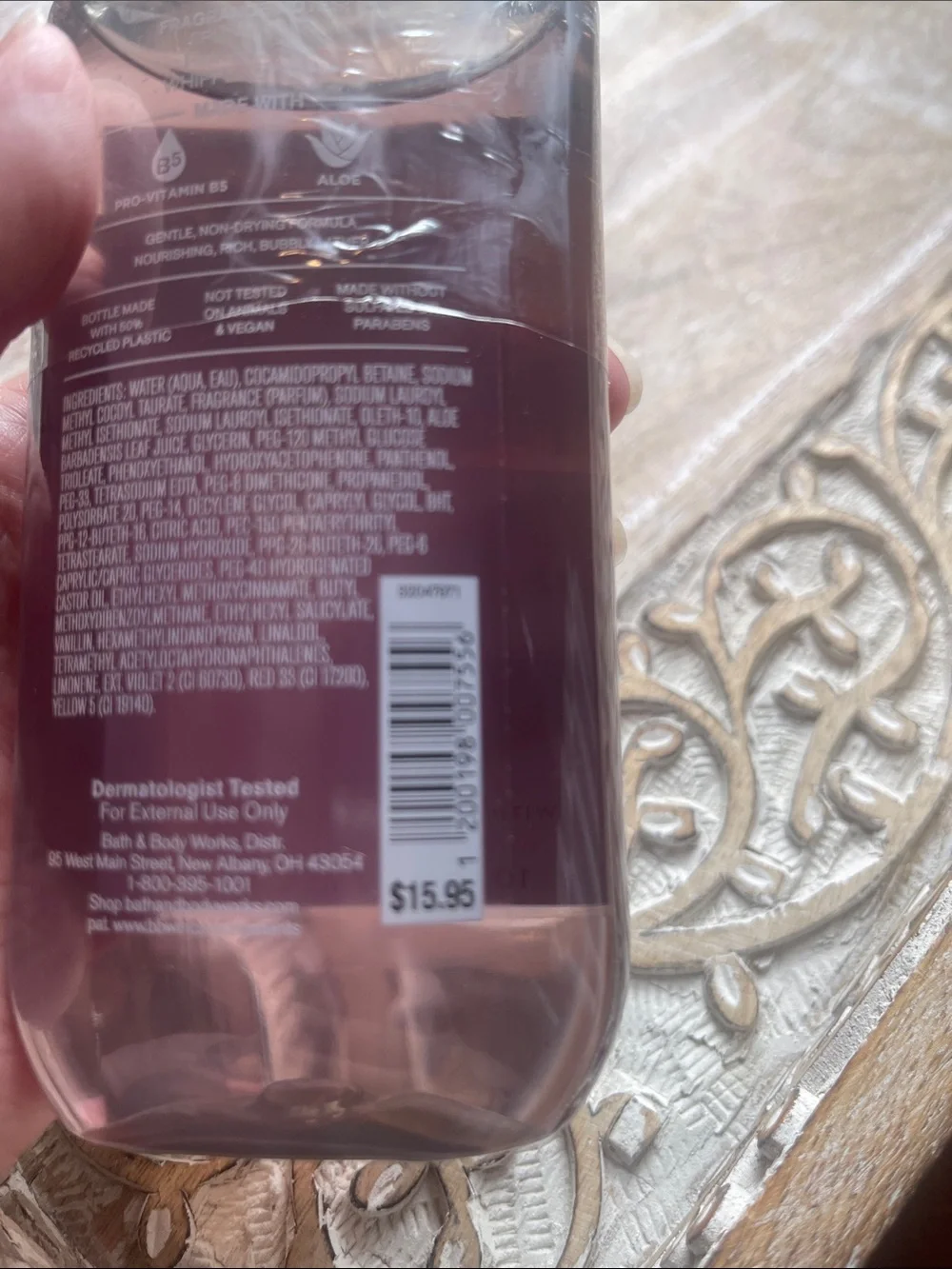 Bath & Body Works Cotton Candy Clouds Body Wash - Purple & Pink